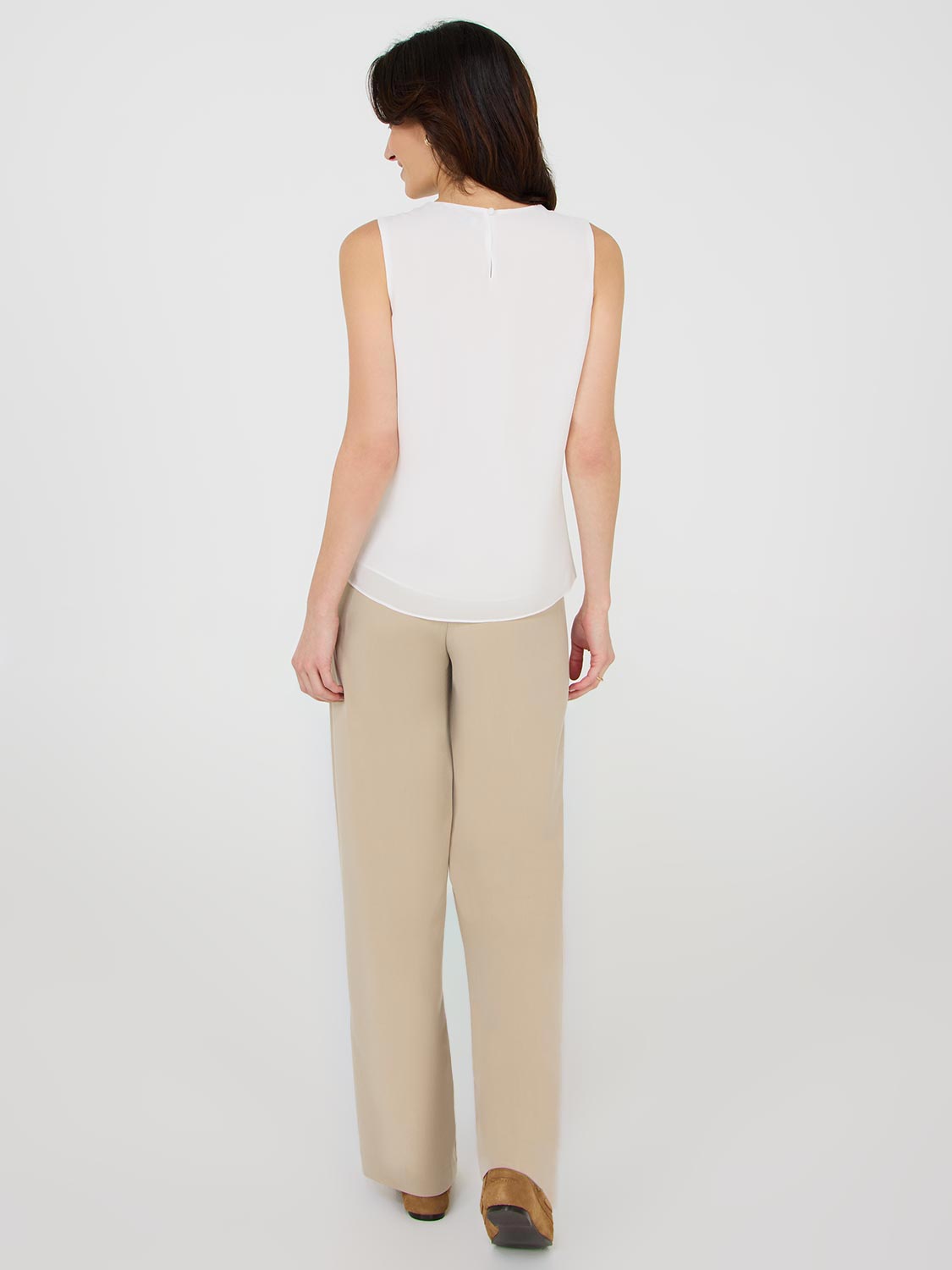 Sleeveless Chiffon Top