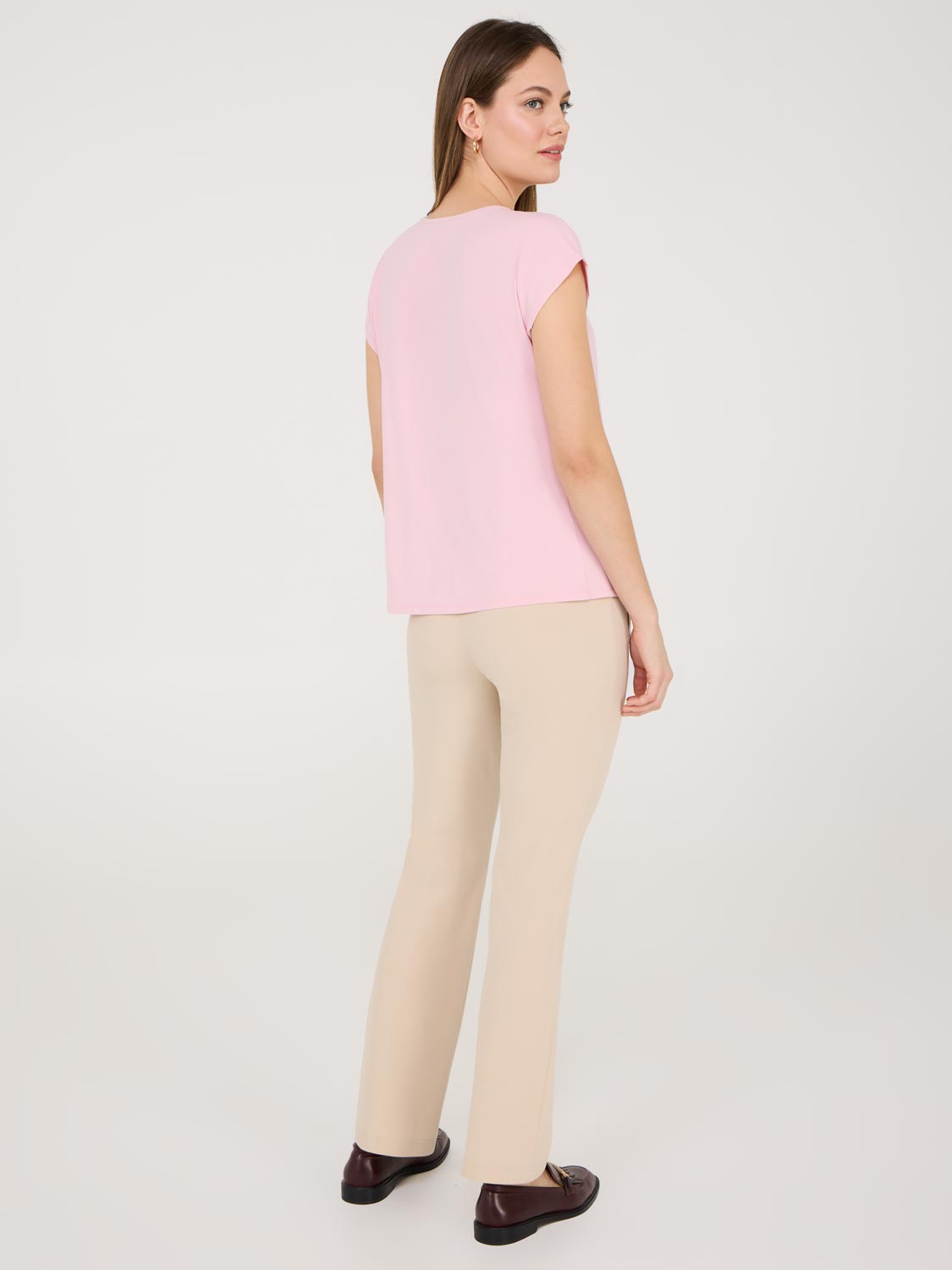 Pleated Top With Bar Detail