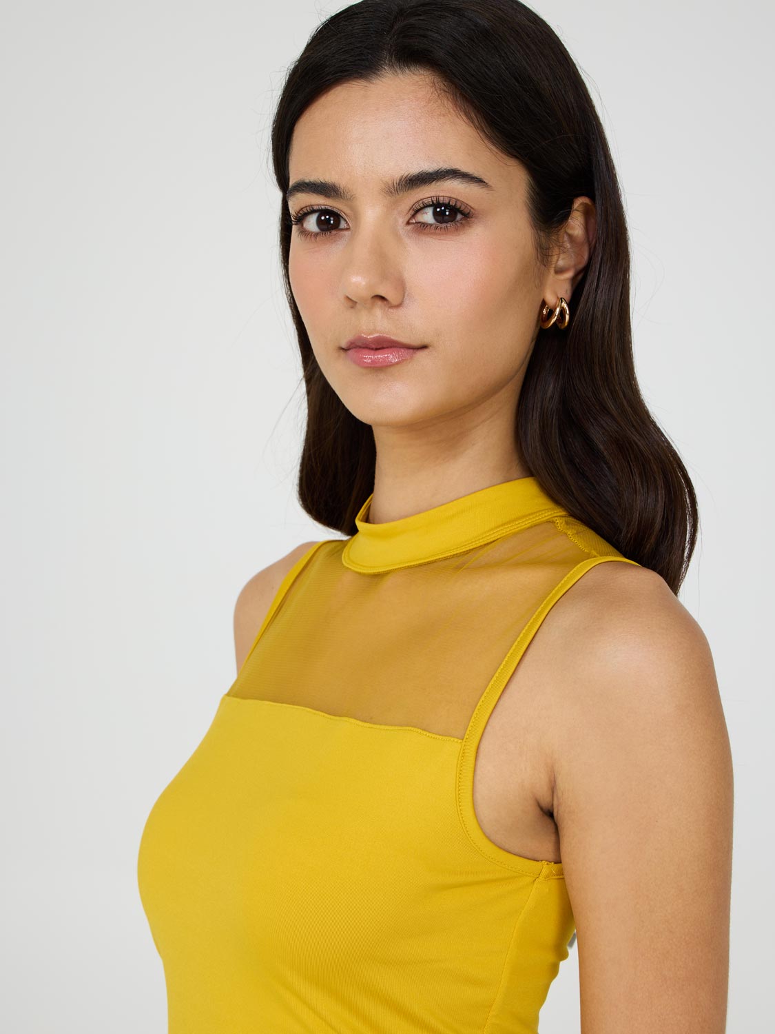 Double Layer Mesh Yoke Top