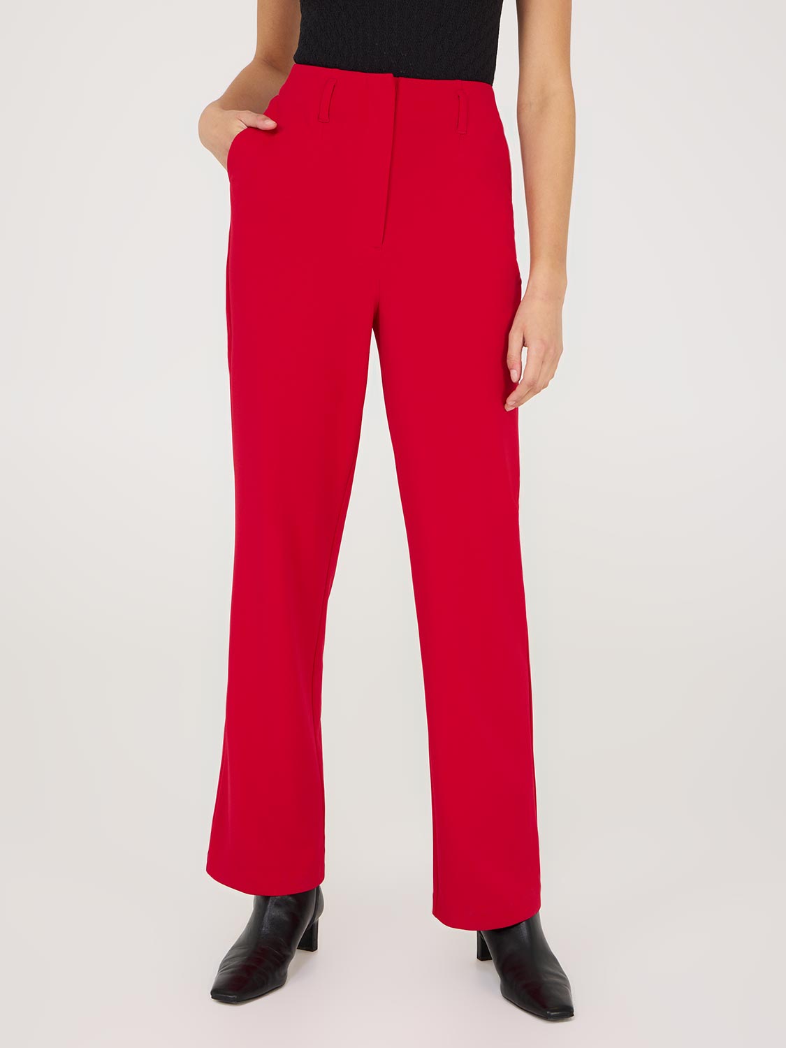 Zip-Front Pants