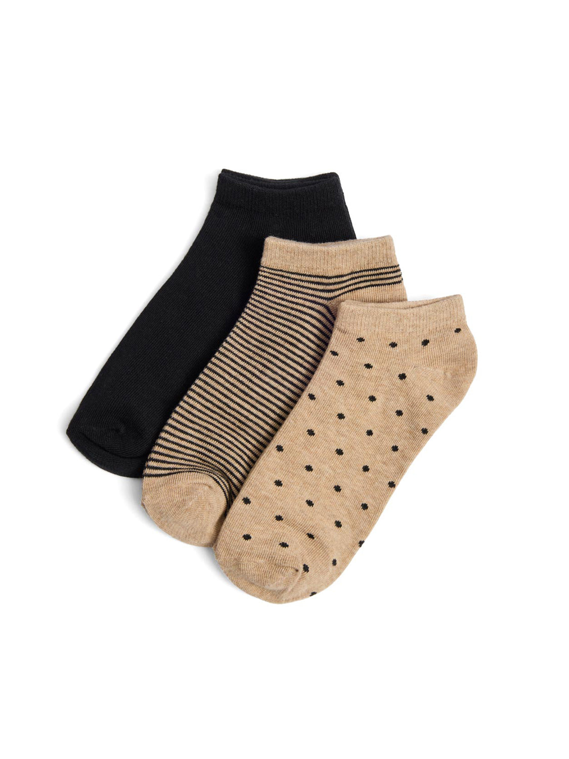 3-Pack Of Mixed Print Socks