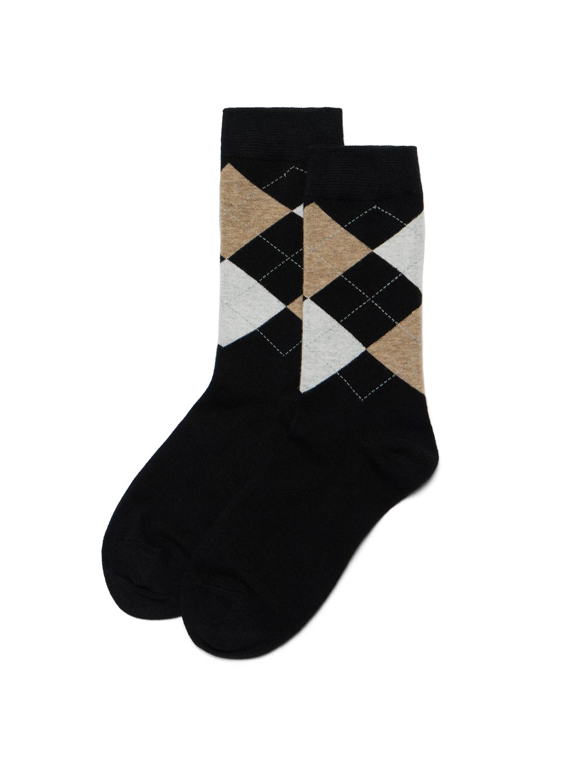 Argyle Crew Socks