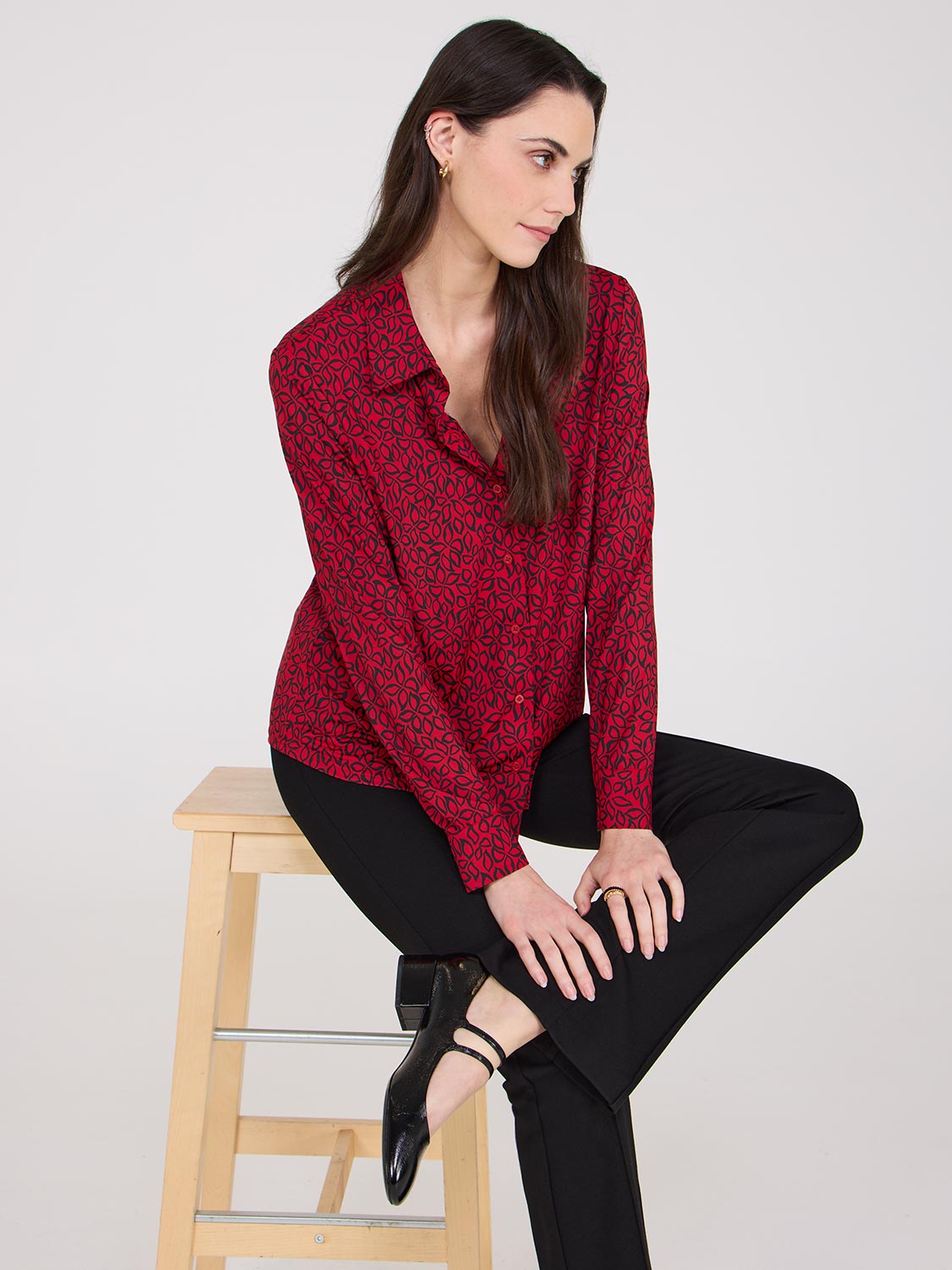 Printed Classic Blouse