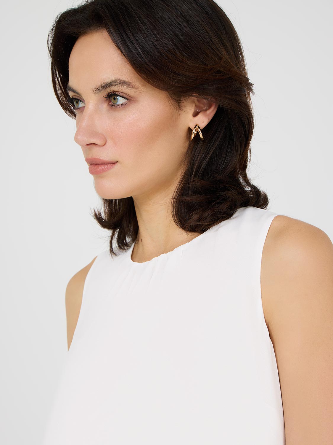 Sleeveless Chiffon Top