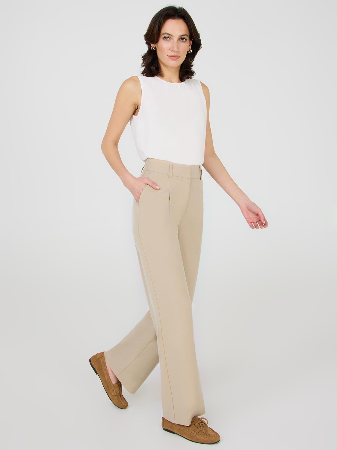 Sleeveless Chiffon Top