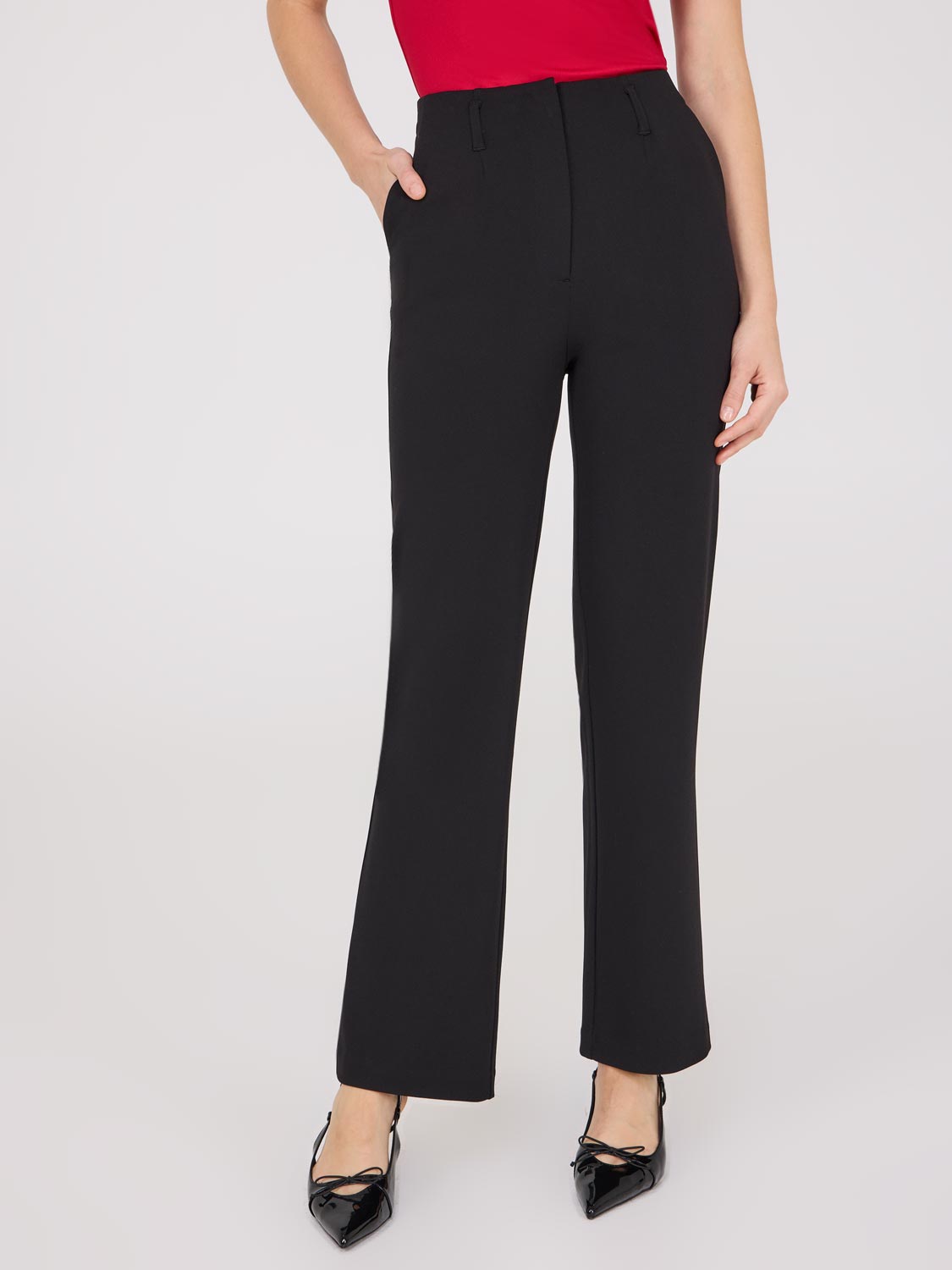 Zip-Front Pants