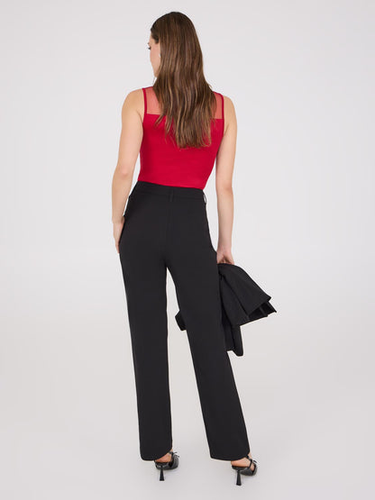 Zip-Front Pants