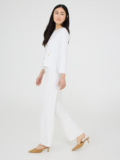 Straight Leg Pull-On Pants