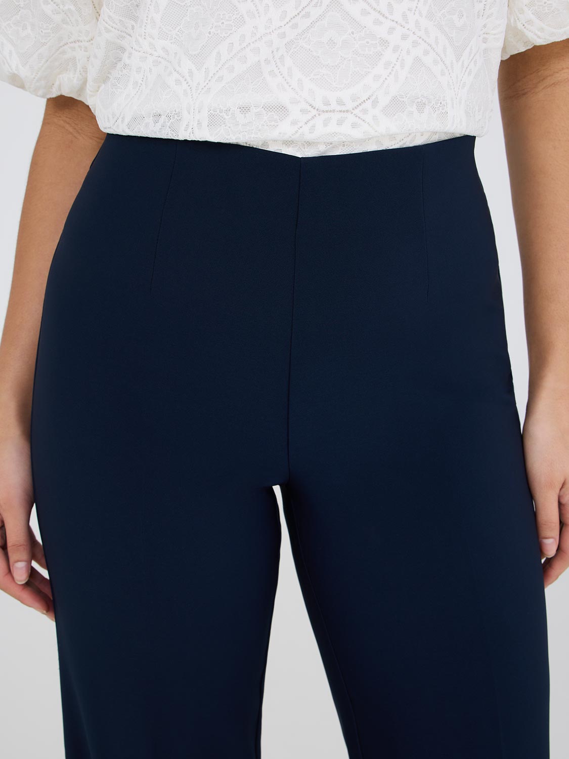 Straight Leg Pull-On Pants