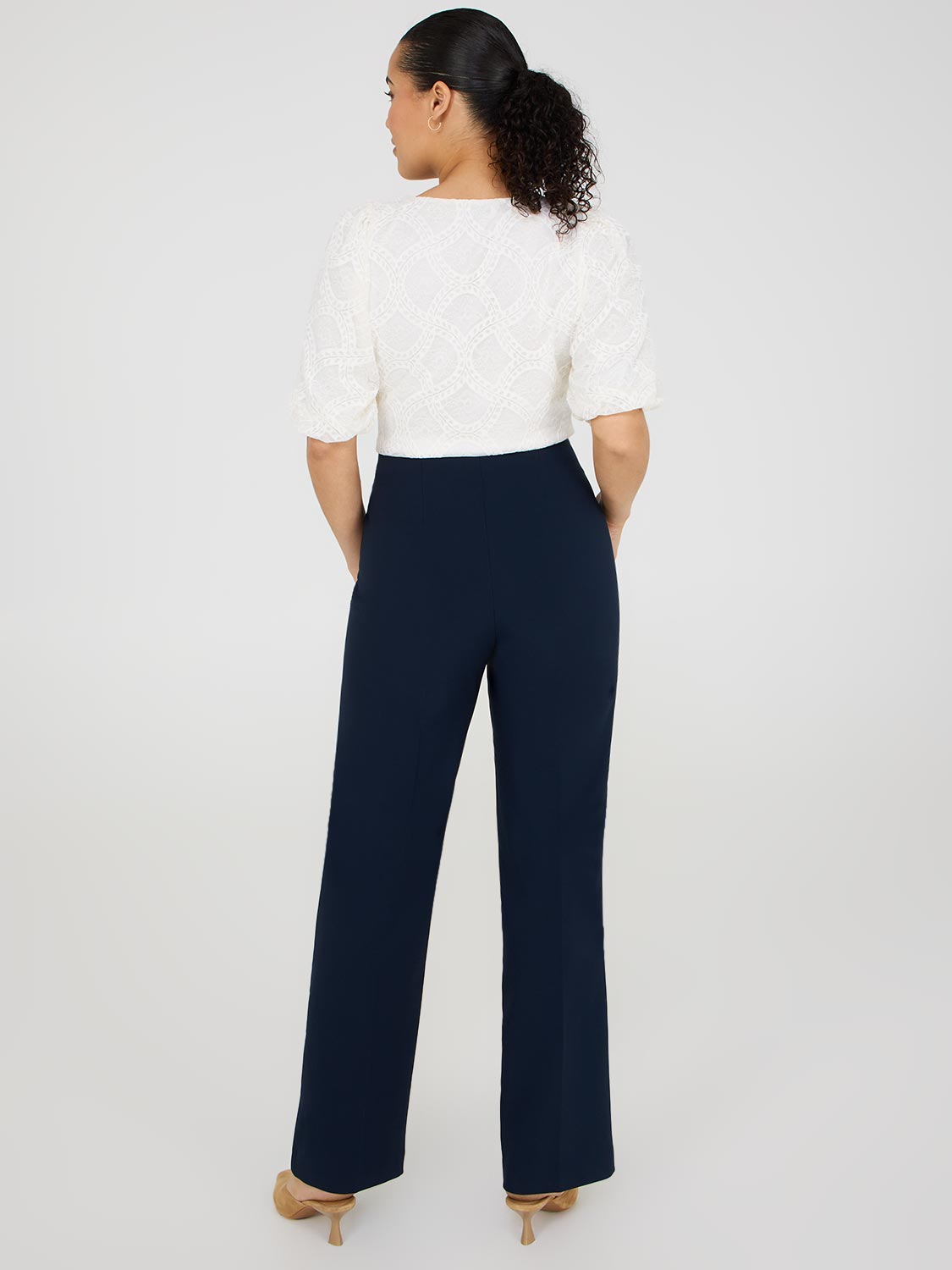 Straight Leg Pull-On Pants