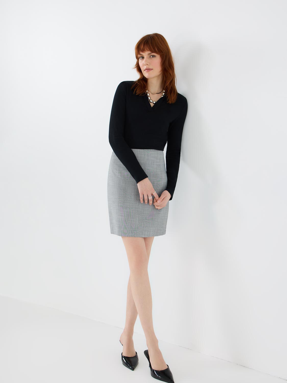 A-Line Mini Skirt