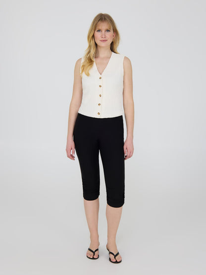 Ruched Capri Pants