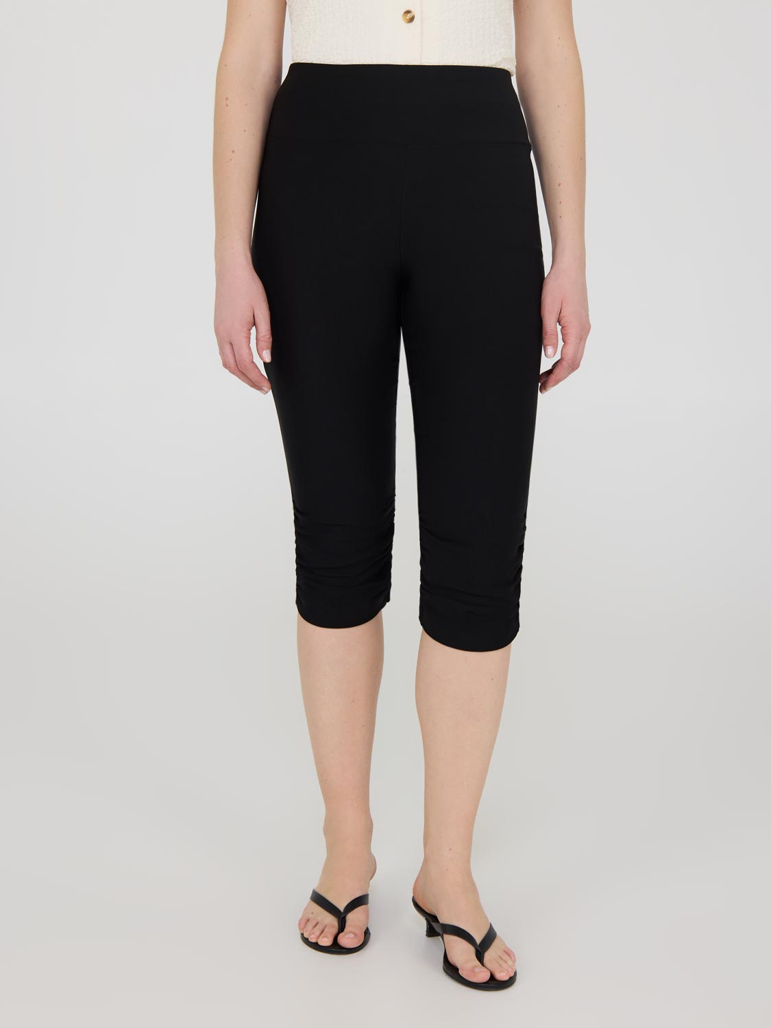 Ruched Capri Pants