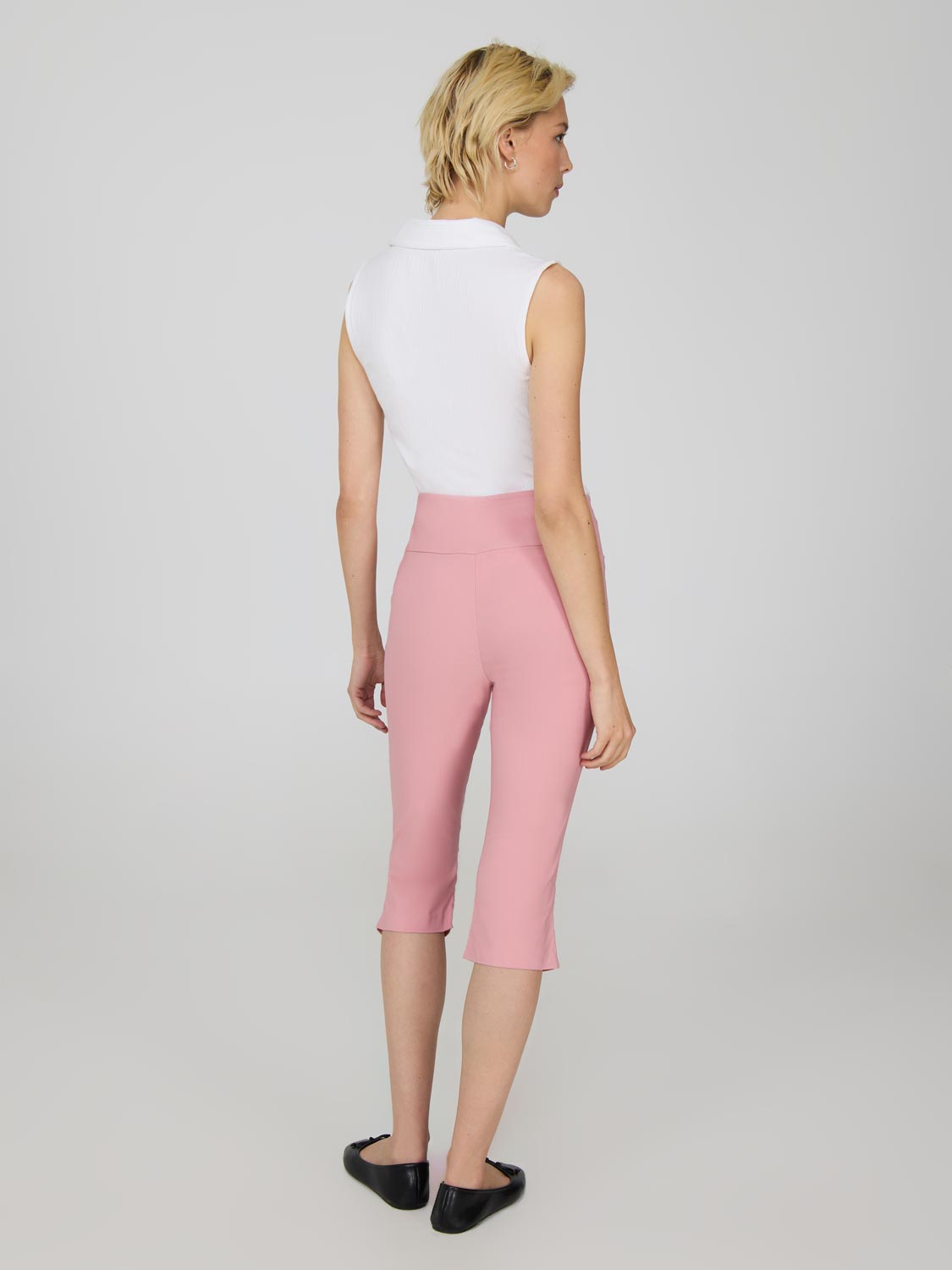 Ruched Capri Pants