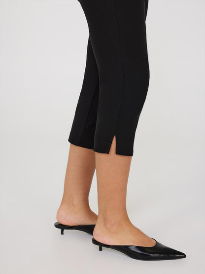 Capri Pants With Slit Hem