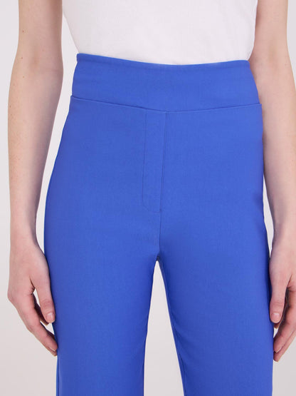 Capri Pants With Slit Hem