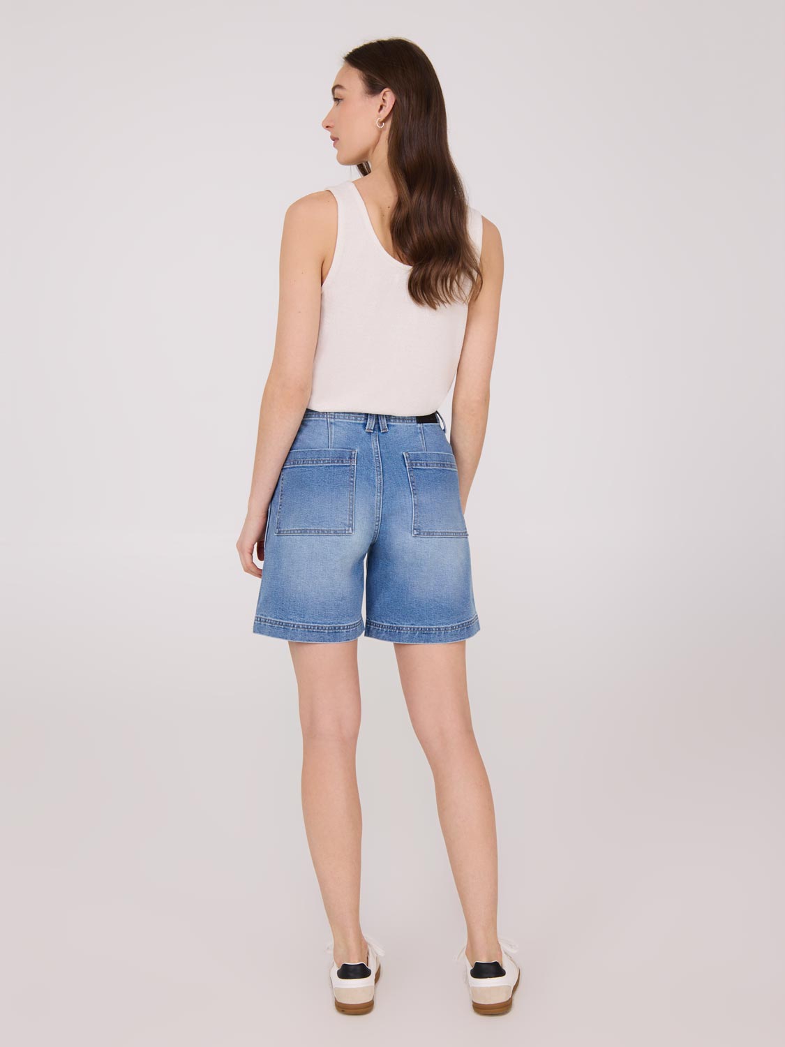 Denim Bermuda Shorts