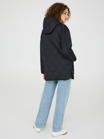 Quilt Jacket With Hood