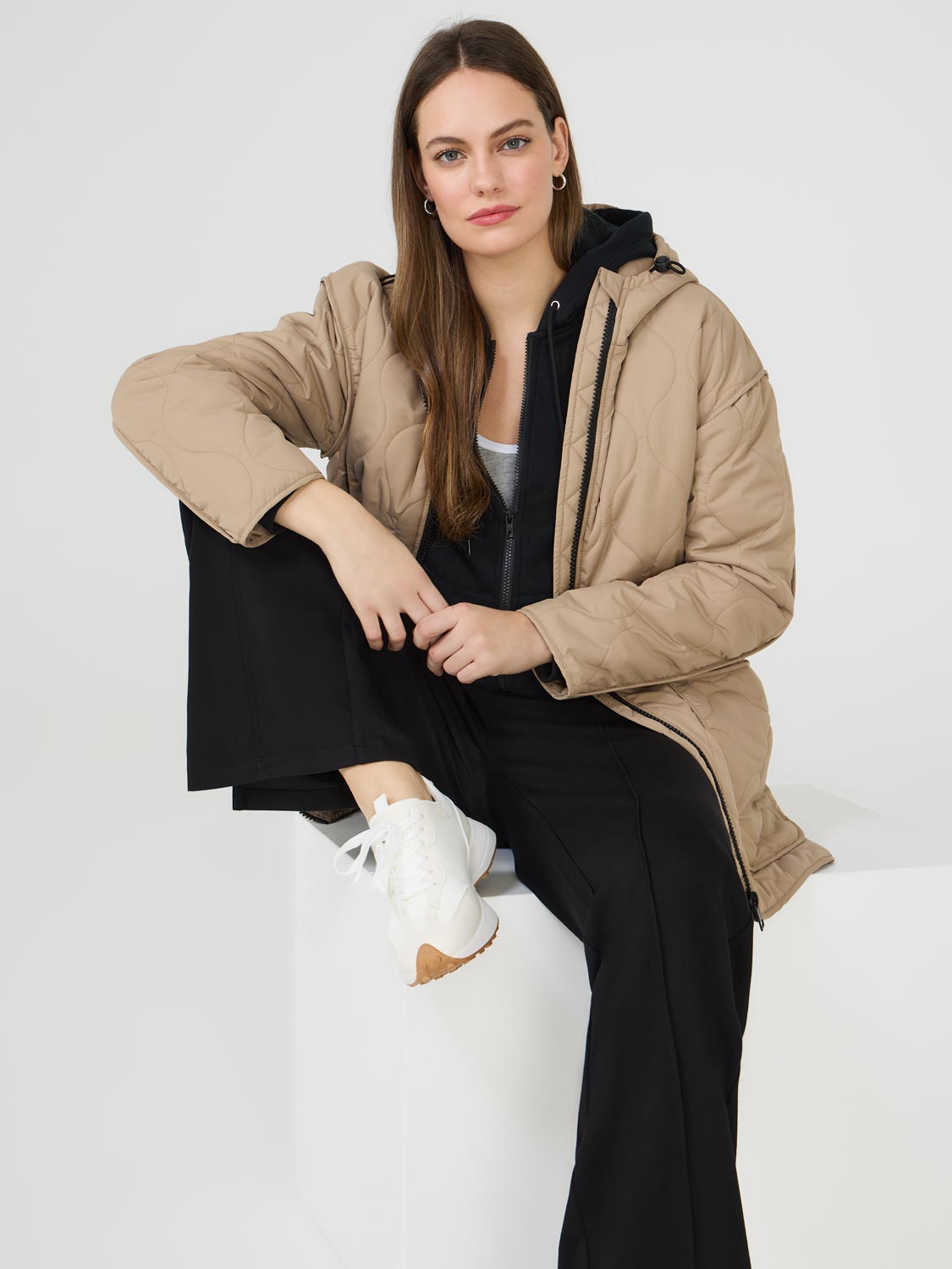 Quilt Jacket With Hood