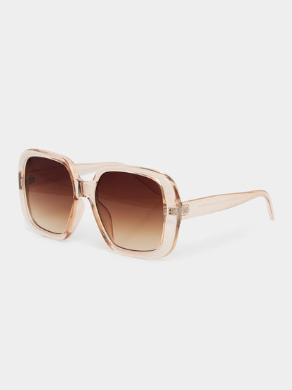 Clear Square Frame Sunglasses