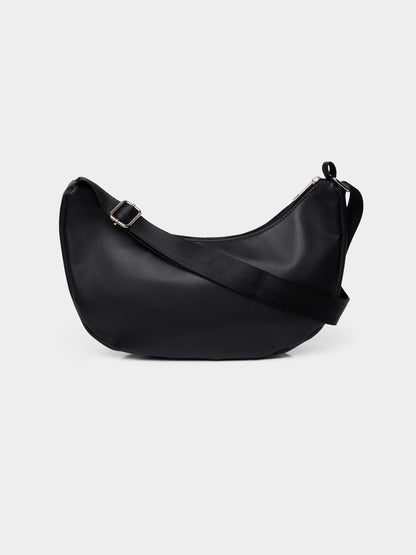 Faux Leather Saddle Bag