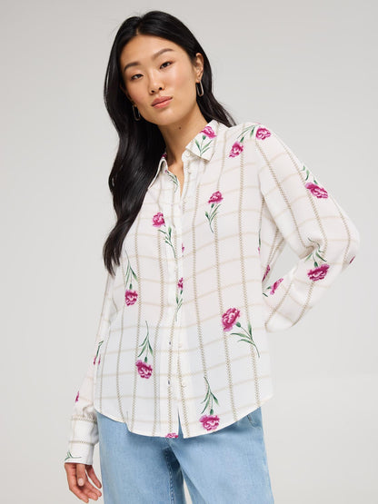 Printed Chiffon Blouse