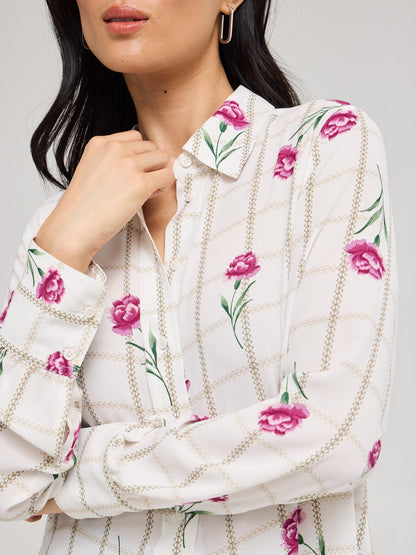 Printed Chiffon Blouse