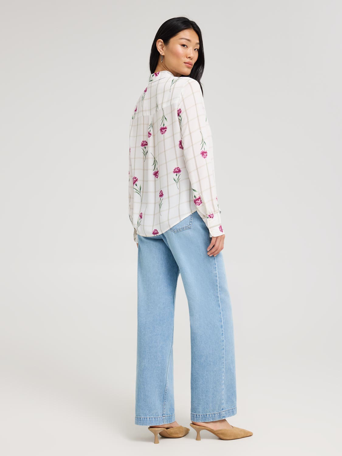 Printed Chiffon Blouse