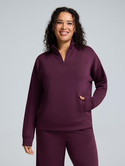 Cloud Fleece Quarter Zip Top