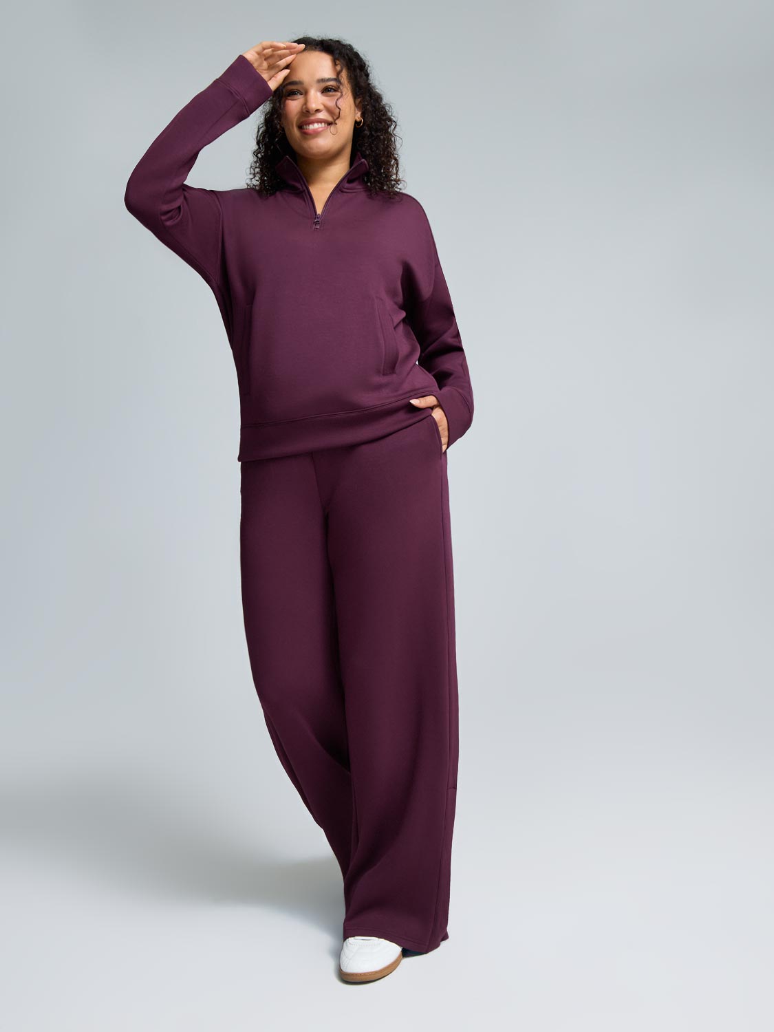 Cloud Fleece Quarter Zip Top