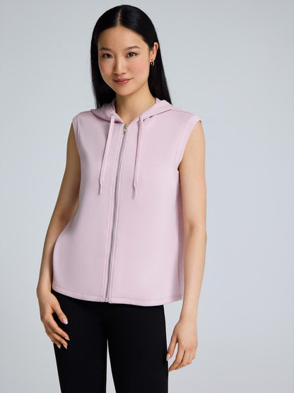 Cloud Fleece Zip-Front Hooded Vest