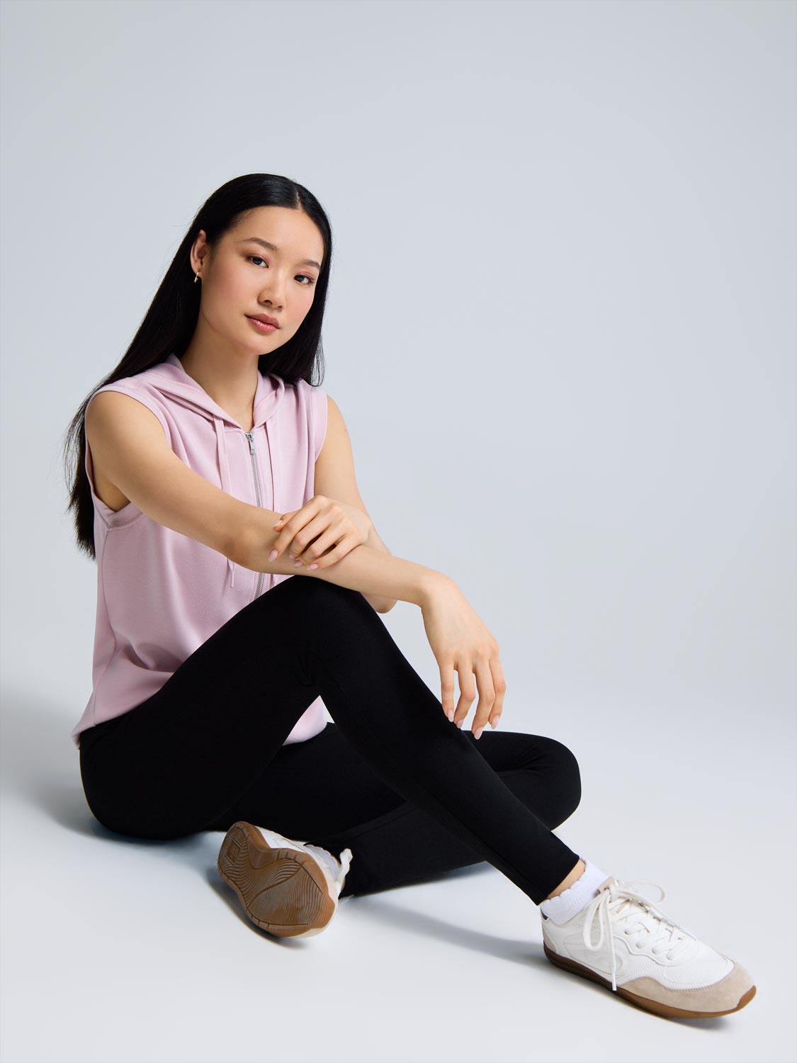 Cloud Fleece Zip-Front Hooded Vest