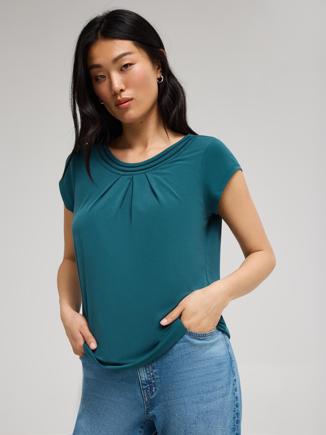 Crochet Round Neck Top