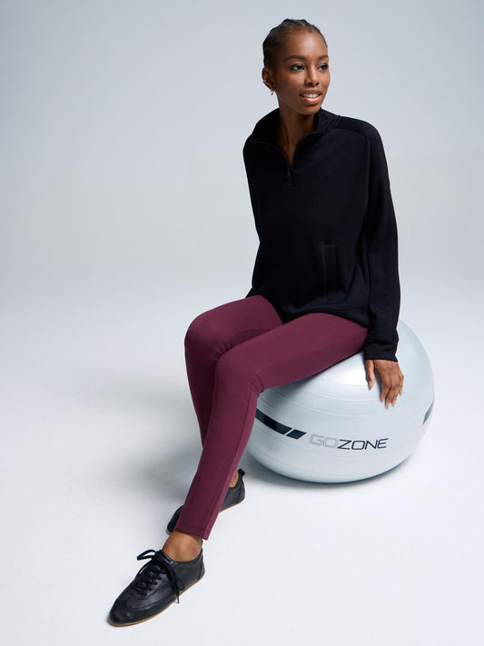 Exposed Waistband Skinny Leg Pants