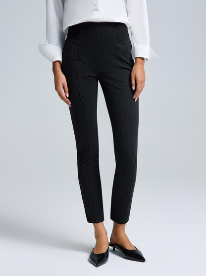 Striped Skinny Leg Pants