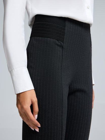 Striped Skinny Leg Pants