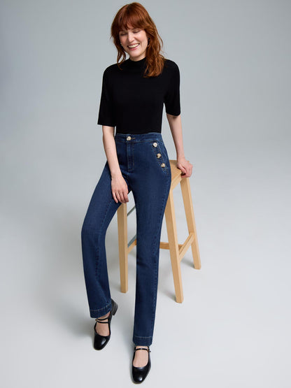 Sailor Mid-Rise Bootcut Jeans