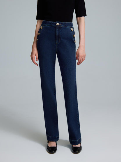 Sailor Mid-Rise Bootcut Jeans