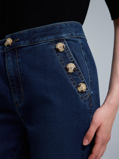 Sailor Mid-Rise Bootcut Jeans