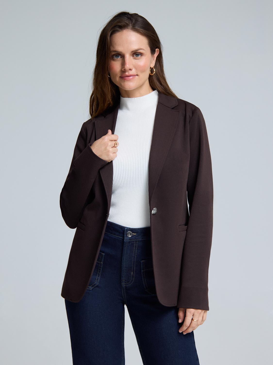 1-Button Blazer