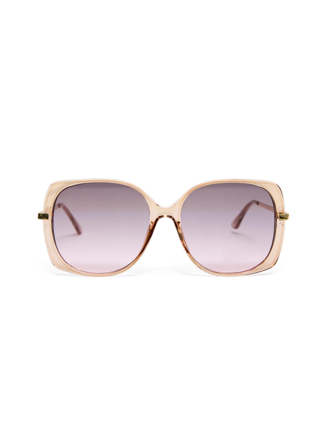 Translucent Oversized Frame Sunglasses