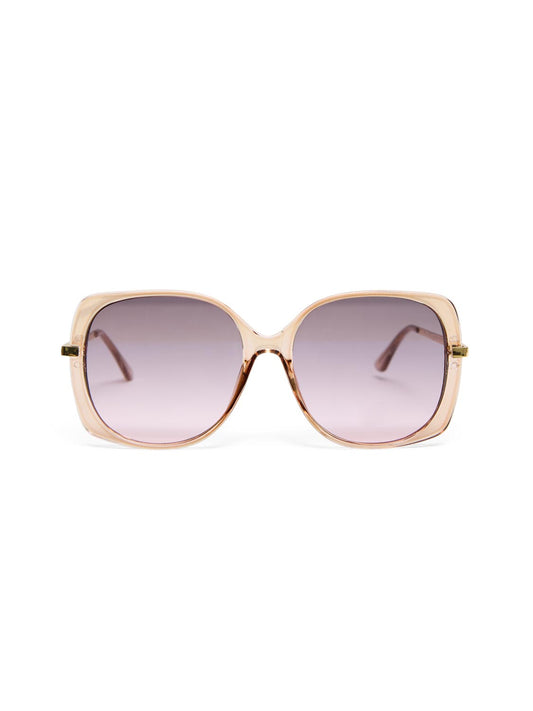Translucent Oversized Frame Sunglasses