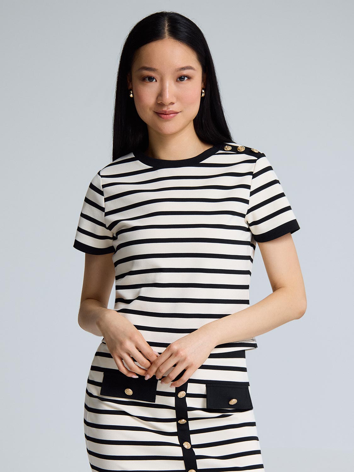 Short Sleeve Striped T-Shirt