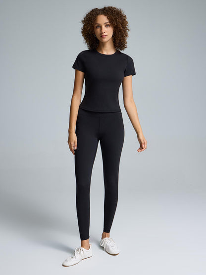 Brushed Cropped T-Shirt