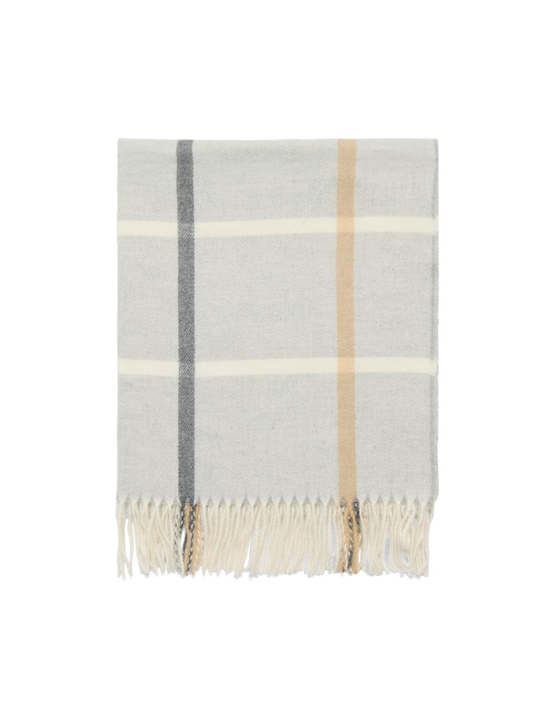 Soft Brushed Grid Scarf