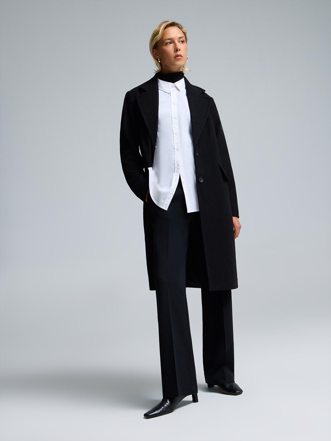 Single-Breasted Car Coat