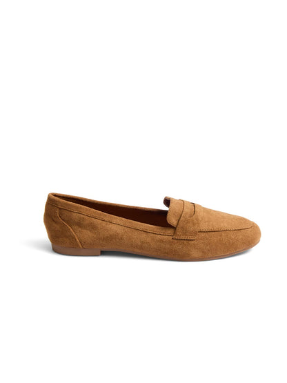Faux Suede Loafers