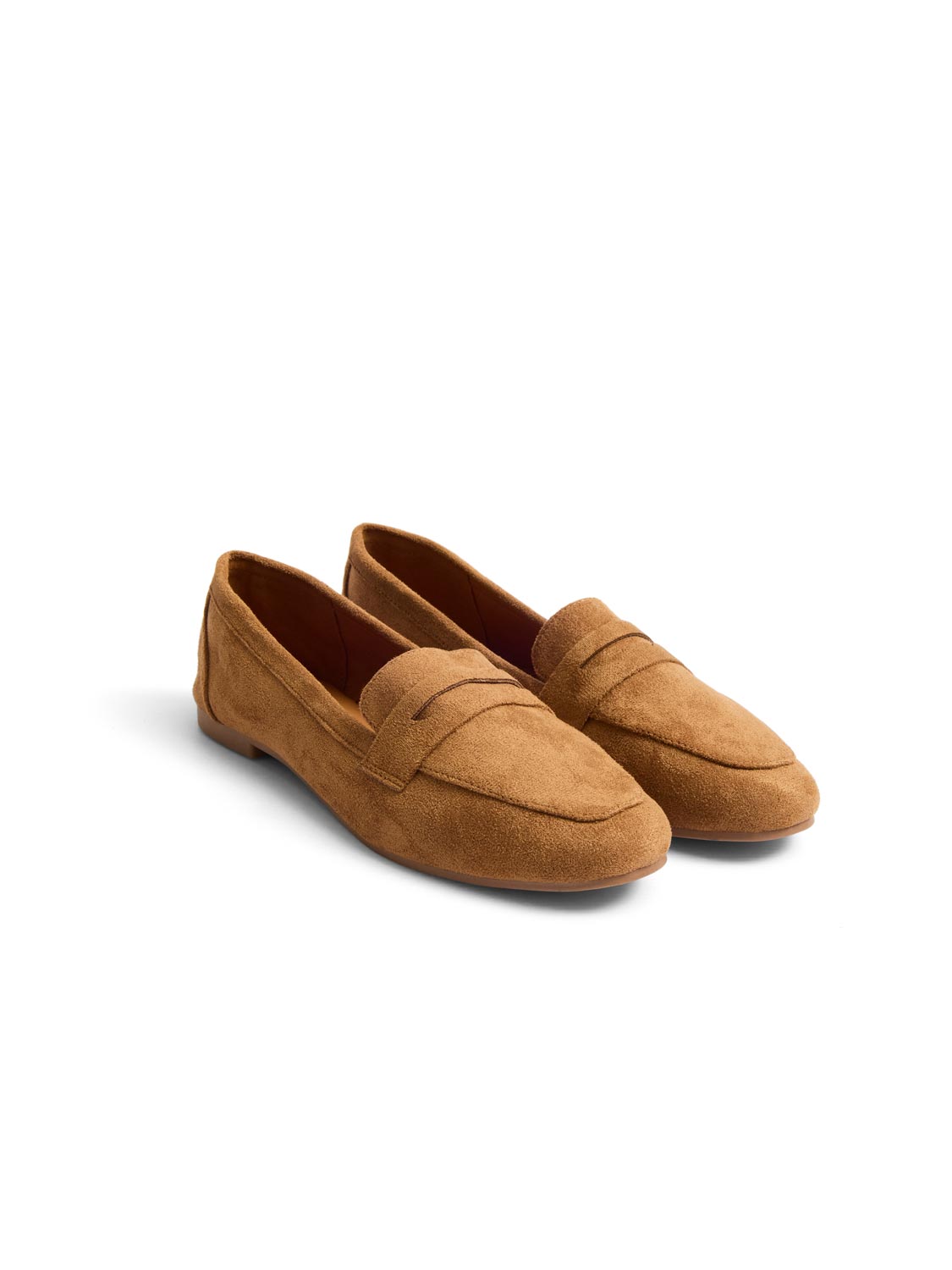 Faux Suede Loafers