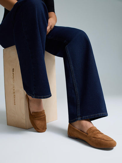 Faux Suede Loafers