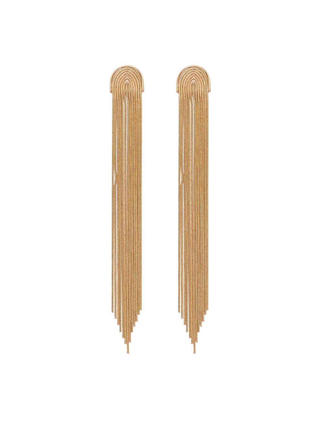 Slinky Chain Statement Earrings